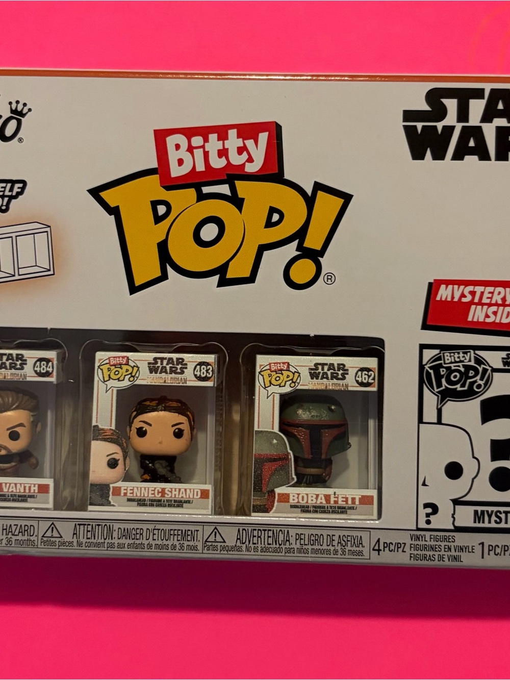Bitty Pop! Star Wars Mini Figure Set - White Packaging with Yellow Logo